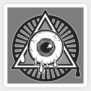 All-Seeing I ------ Illuminati Melty Eye Symbol Sticker